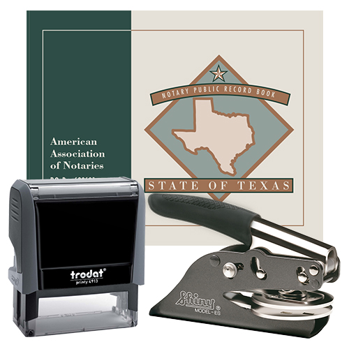 Texas Notary Supplies Deluxe Package