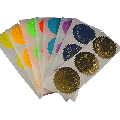 Self-adhesive Texas Foil Notary Seals