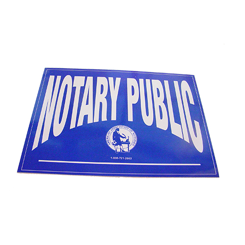 Texas Notary Public Decals